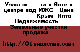 Участок 0,13 га в Ялте в центре под ИЖС › Цена ­ 12 600 000 - Крым, Ялта Недвижимость » Земельные участки продажа   